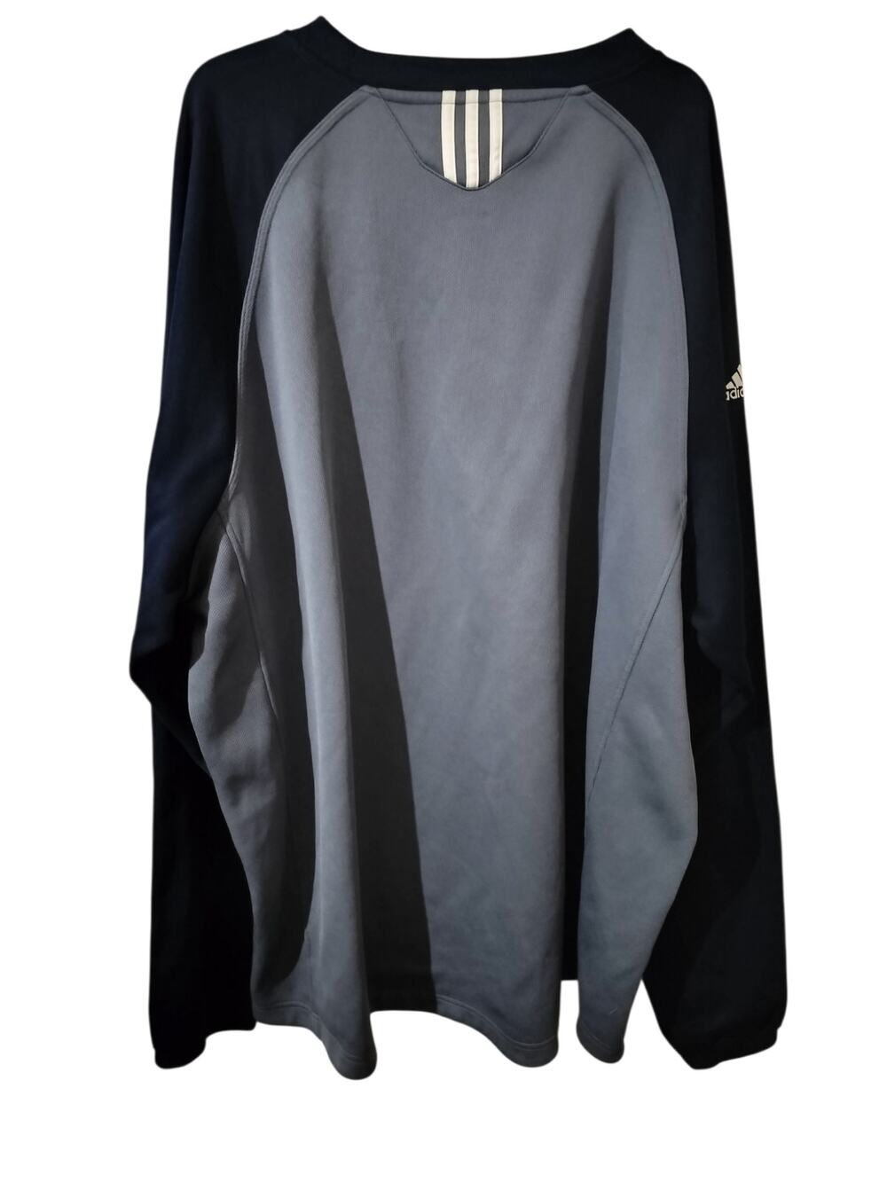 M1314) Adidas Men Clima Warm Colorblock Raglan Pullover Sweatshirt 4XL